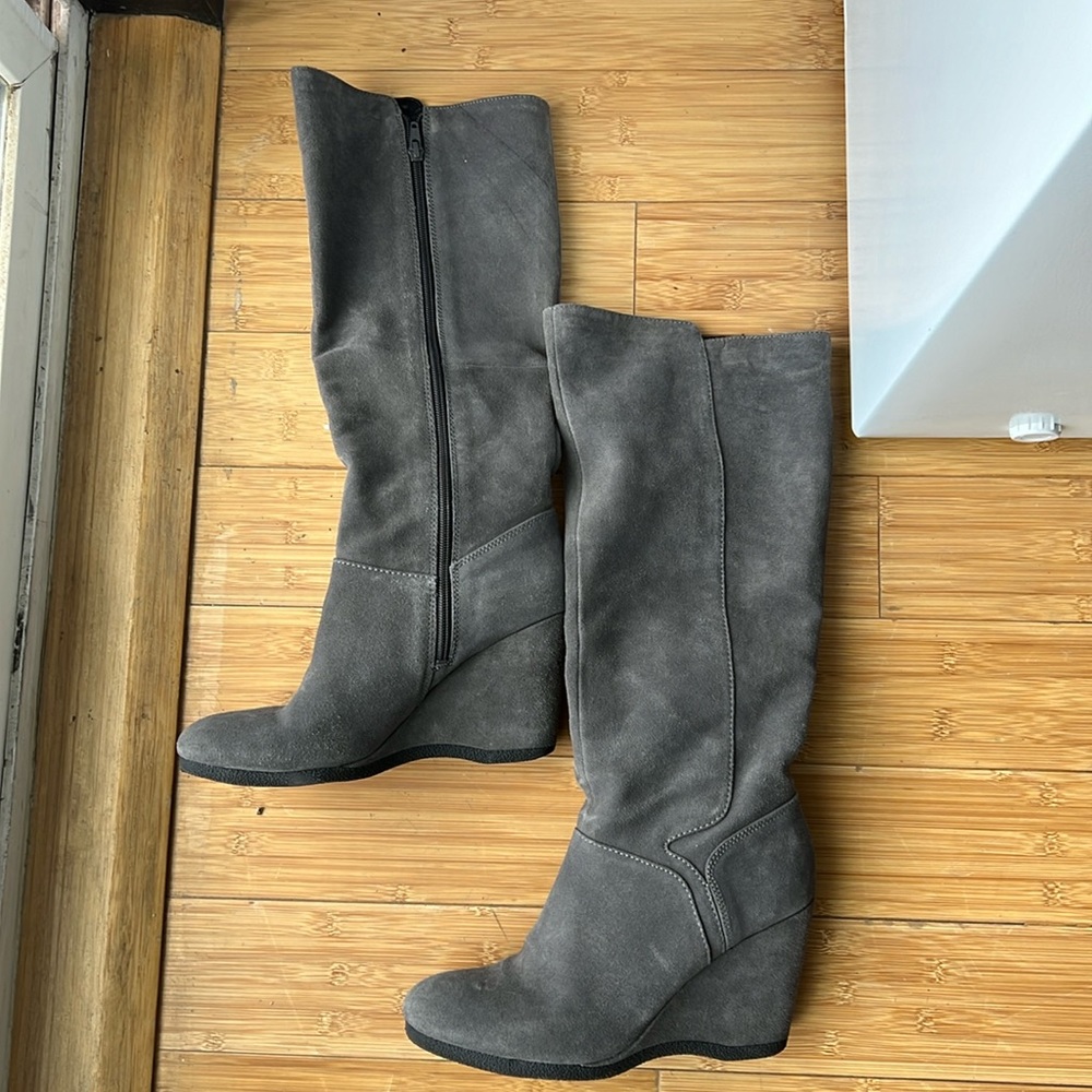 Nine West Grey Boots